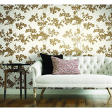 W4141.4 Brown Botanical Wallpaper 