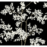 W4141.81 Black Botanical Wallpaper