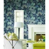 W4142.50 Blue Botanical Wallpaper