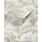 W4145.1615 Yasuni Beige Leaves Wallpaper