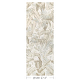 W4145.1615 Yasuni Beige Leaves Wallpaper