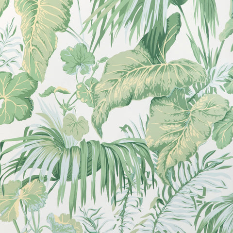 W4145.314 Yasuni Green Leaves Wallpaper 