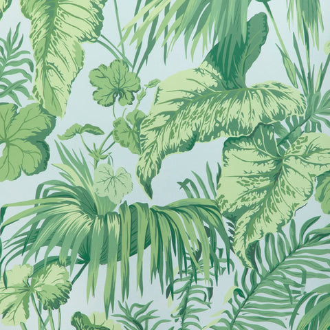 W4145.315 Yasuni Green Leaves Wallpaper 