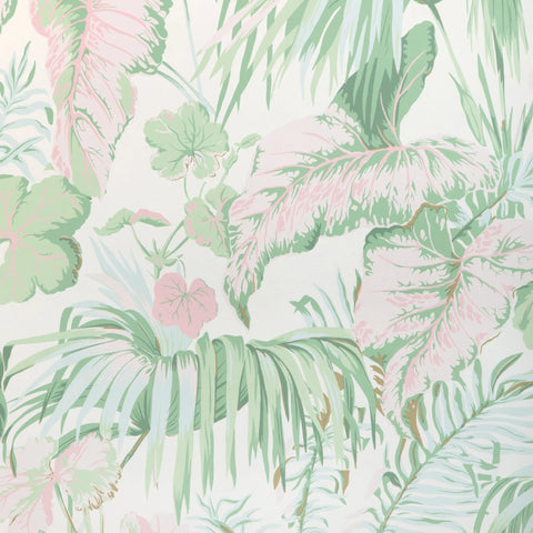 W4145.317 Yasuni Green Leaves Wallpaper
