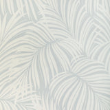 W4149.1516 Palm Leaf Wp Blue Tropical Wallpaper 
