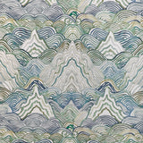 W4150.155 Shangri La Wp Green Abstract Wallpaper 