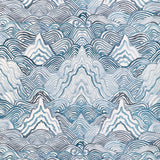 W4150.550 Shangri La Wp Blue Abstract Wallpaper