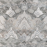 W4150.811 Shangri La Wp Grey Abstract Wallpaper
