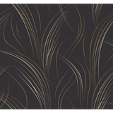 W4159.84 Black Modern Wallpaper  