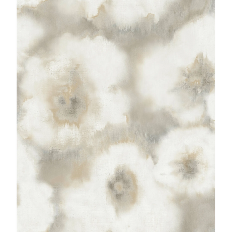 W4163.106 Beige Floral Wallpaper