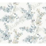 W4165.511 Blue Botanical Wallpaper 