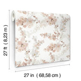 W4165.711 Pink Botanical Wallpaper