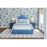 W4201.155 Blue Botanical Wallpaper