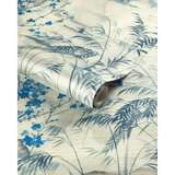 W4205.511 Blue Chinoiserie Wallpaper