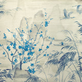 W4205.511 Blue Chinoiserie Wallpaper