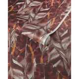 W4251.10 Caspia Wp Mulberry Red Botanical Wallpaper
