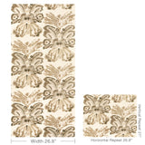  W4254.106 Rorschach Wp Brown Abstract Wallpaper