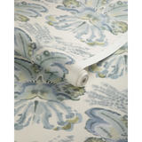 W4254.1511 Rorschach Wp Blue Abstract Wallpaper 