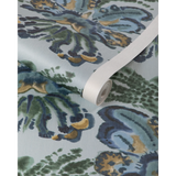 W4254.315 Rorschach Wp Blue Abstract Wallpaper