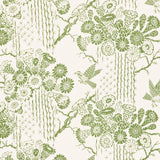 W4259.31 Saguaro Green Botanical Wallpaper 