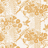 W4259.404 Saguaro Orange Botanical Wallpaper 