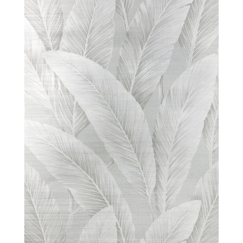 W4276.11 Grey Botanical Wallpaper