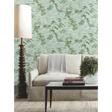 W4277.13 Green Botanical Wallpaper  