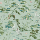 W4277.13 Green Botanical Wallpaper  