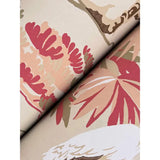 W4277.1612 Red Botanical Wallpaper 