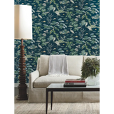 W4277.50 Botanical Blue Wallpaper 