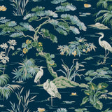 W4277.50 Botanical Blue Wallpaper 