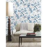 W4277.515 Botanical Blue Wallpaper 