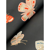 W4289.812 Orange Insects Wallpaper 