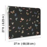 W4289.812 Orange Insects Wallpaper 
