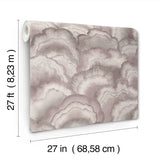 W4313.110 Purple Abstract Wallpaper 