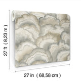 W4313.11 Grey Abstract Wallpaper