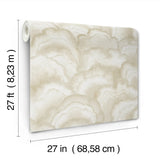 W4313.16 Beige Abstract Wallpaper  