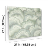  W4313.3 Green Abstract Wallpaper 
