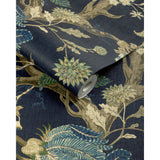 W4362.350 Green Jacobean Wallpaper