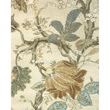 W4362.6116 Brown Jacobean Wallpaper 