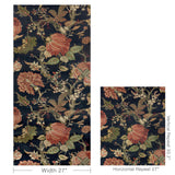 W4362.819 Multi Color Jacobean Wallpaper
