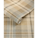 W4363.166 Beige Plaid Wallpaper