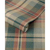 W4363.195 Multi Color Plaid Wallpaper
