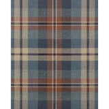 W4363.524 Blue Plaid Wallpaper