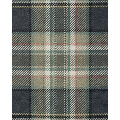  W4364.1135 Black Plaid Wallpaper 