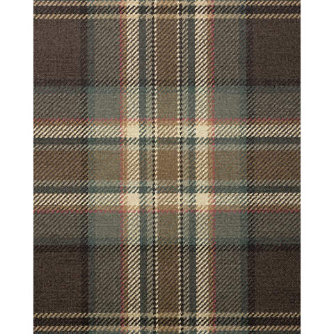 W4364.6116 Brown Plaid Wallpaper  
