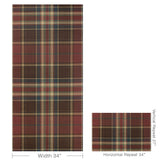 W4364.916 Multi Color Plaid Wallpaper 
