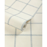 W4368.5 Blue Plaid Wallpaper