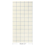 W4368.5 Blue Plaid Wallpaper