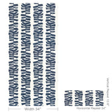 W4396.50 Blue Stripes Wallpaper 
